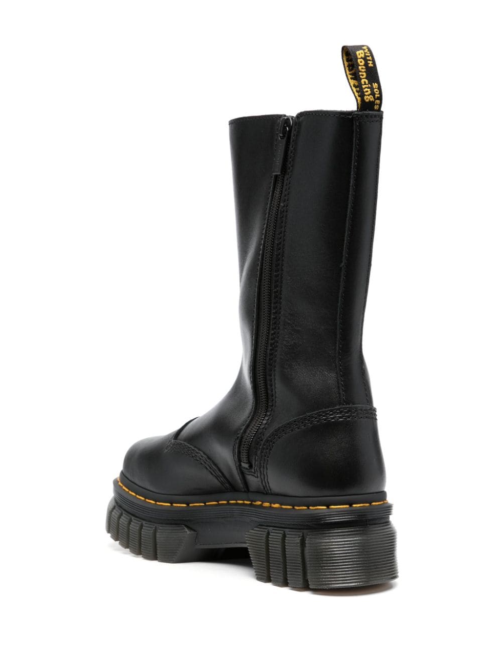 Dr. Martens Audrick Tall Black Leather Boots image 1