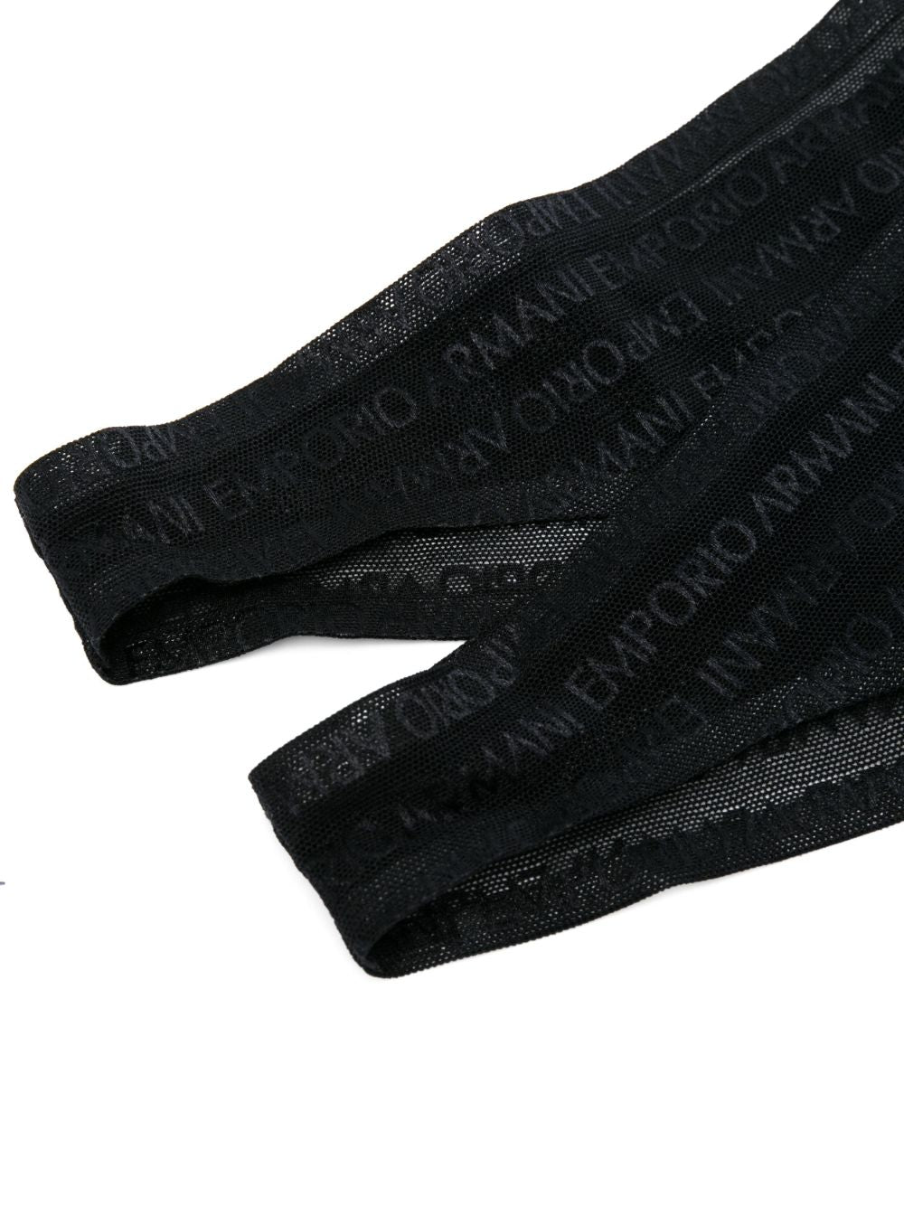 Emporio Armani 2-Pack Black Stretch Thong Underwear image 1