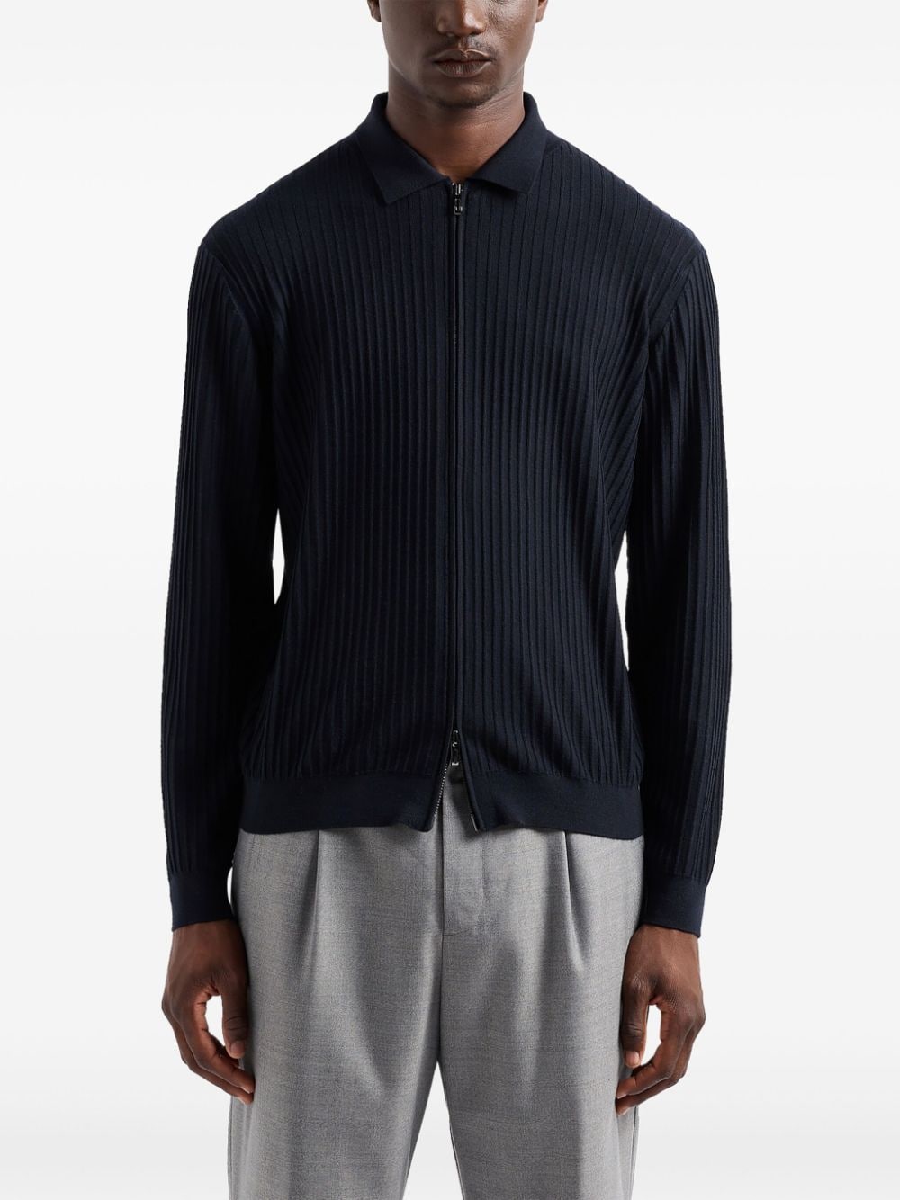 Emporio Armani Capsule Blue Wool Sweater image 2