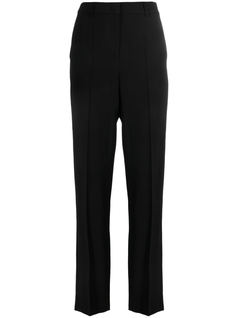 Emporio Armani Black Straight Leg Trousers image 0