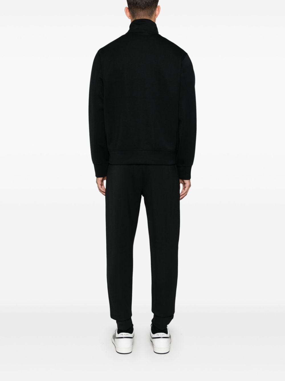 Emporio Armani Black Logo Appliqué Sweater image 1