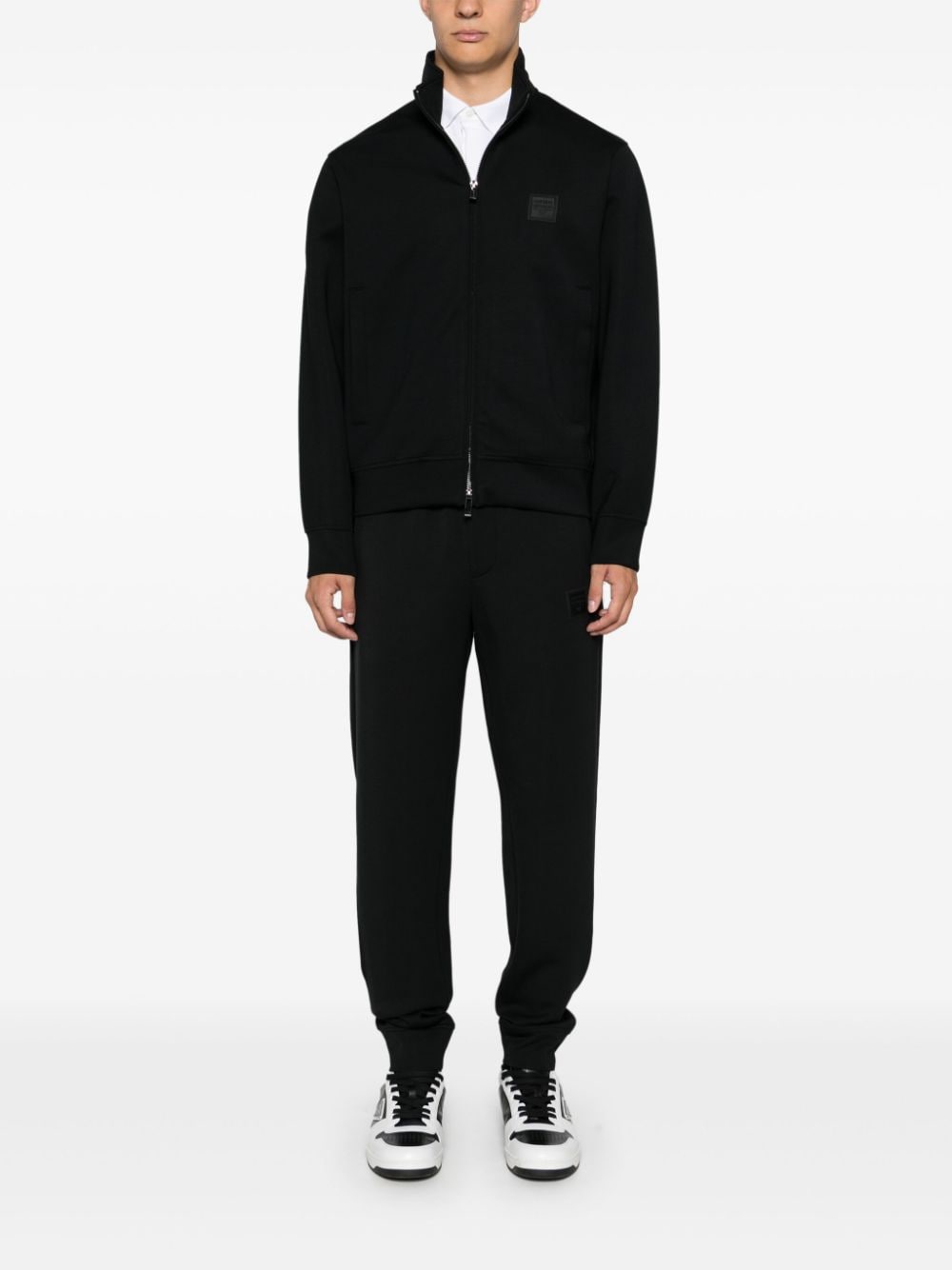 Emporio Armani Black Logo Appliqué Sweater image 2