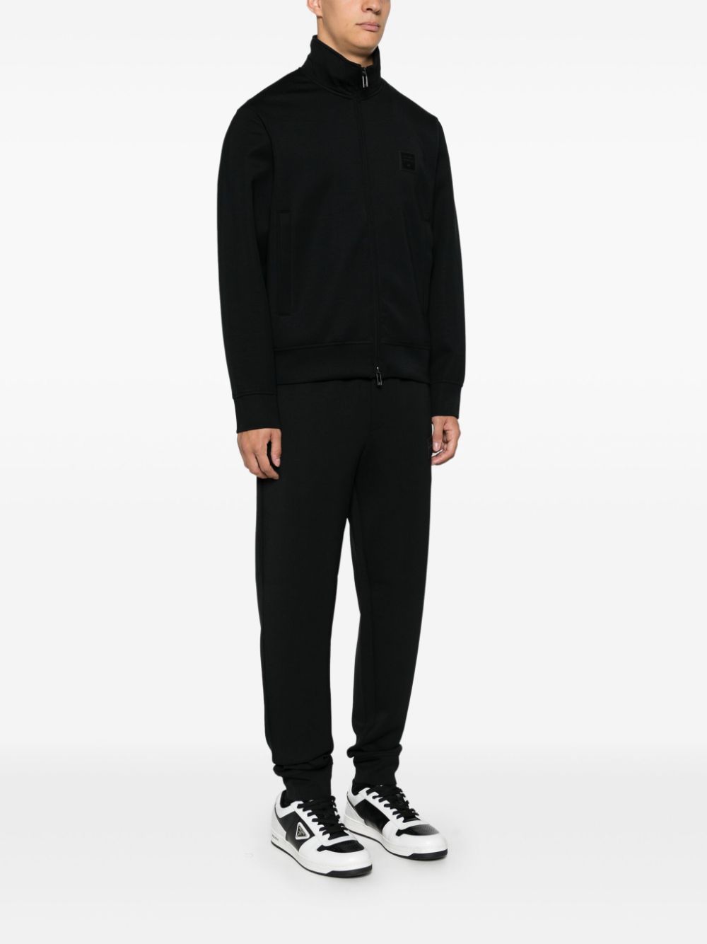 Emporio Armani Black Logo Appliqué Sweater image 5