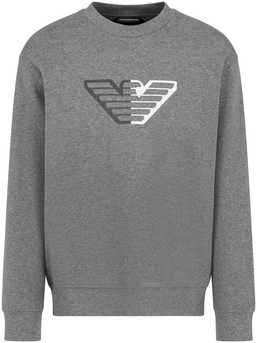 Emporio Armani Men's Grey Cotton Sweater image 0