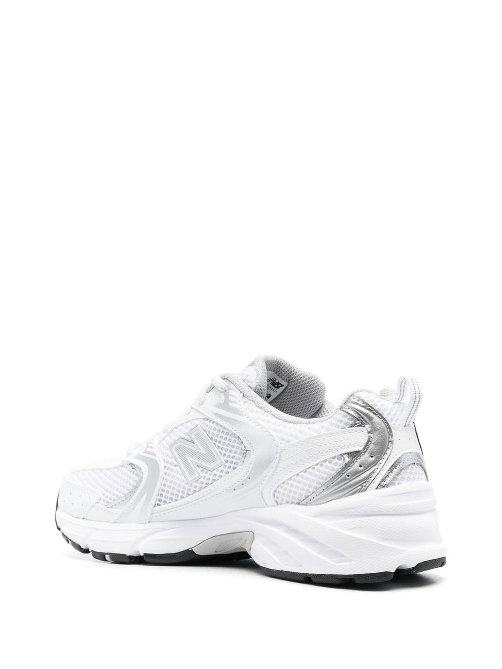 New Balance Unisex 574 Sneakers - White with Silver image 3