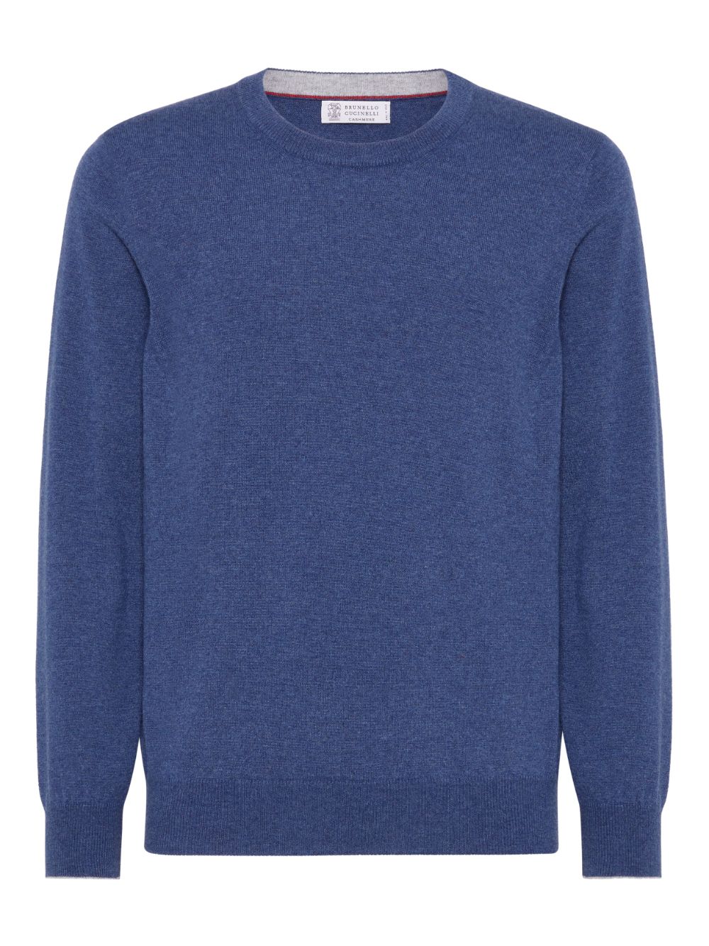 Brunello Cucinelli Men's Cashmere Crewneck Sweater - Clear Blue image 2