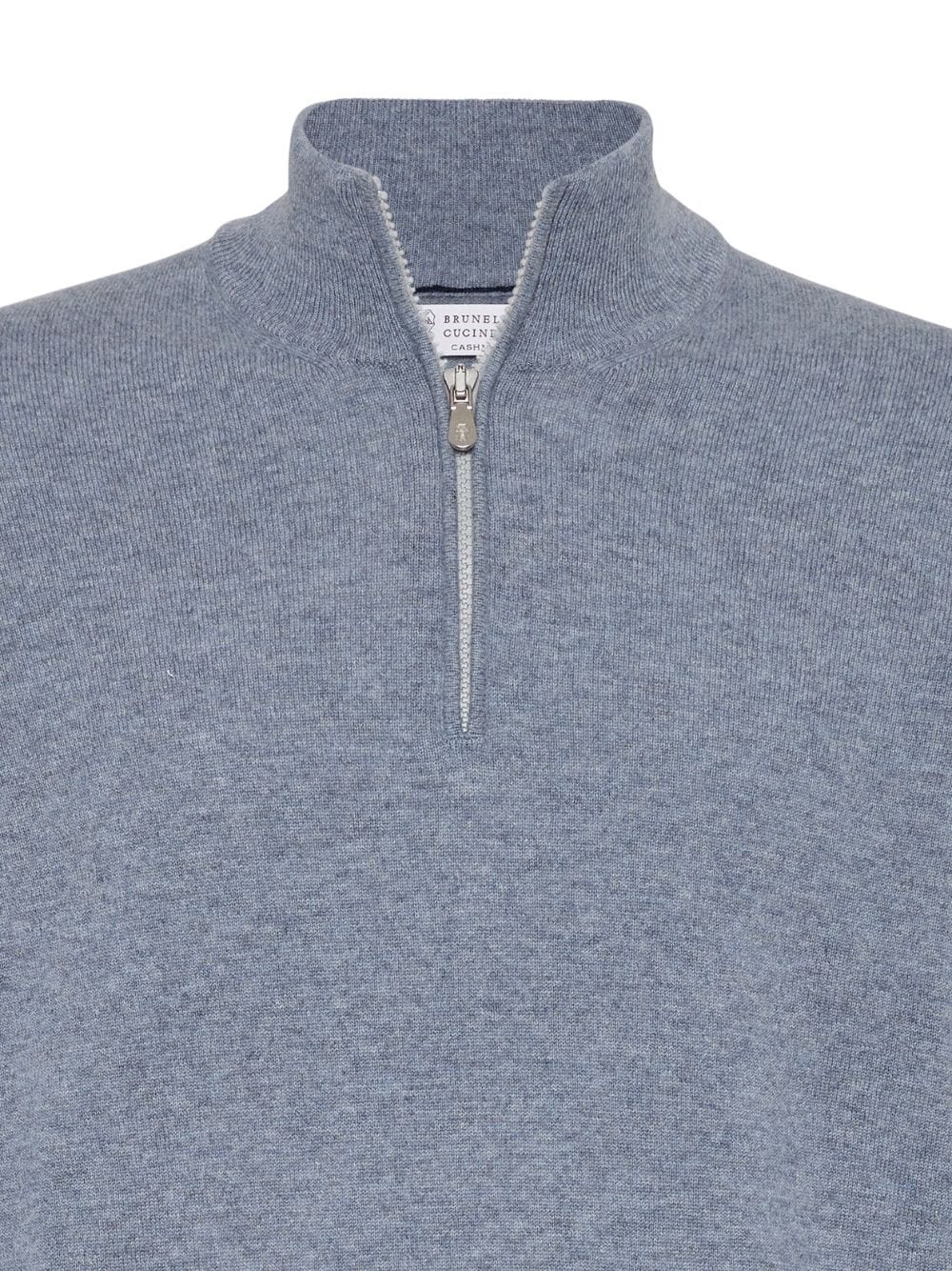 Brunello Cucinelli Cashmere Sweater in Light Blue image 3