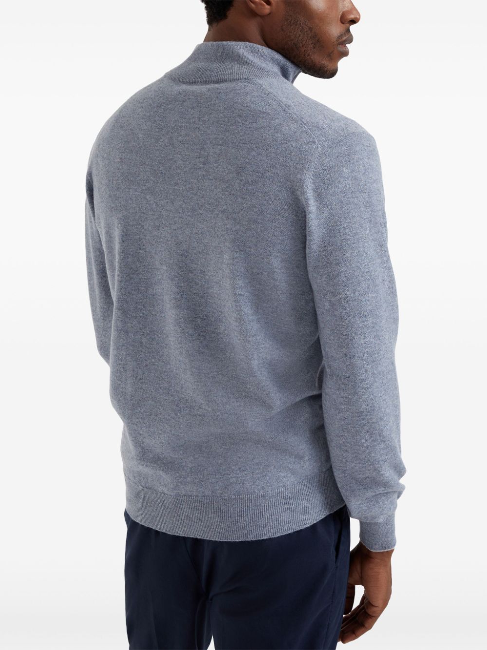 Brunello Cucinelli Cashmere Sweater in Light Blue image 5