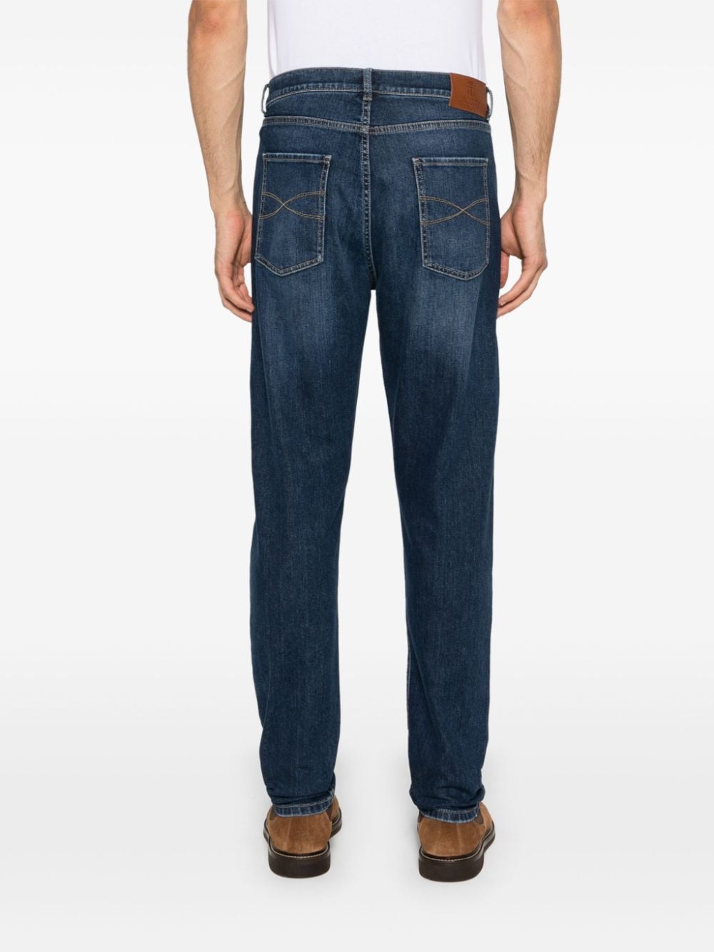 Brunello Cucinelli Blue Washed Denim Jeans image 1