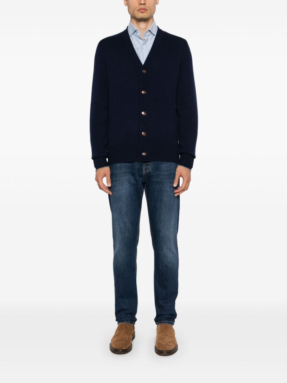 Brunello Cucinelli Blue Washed Denim Jeans image 3