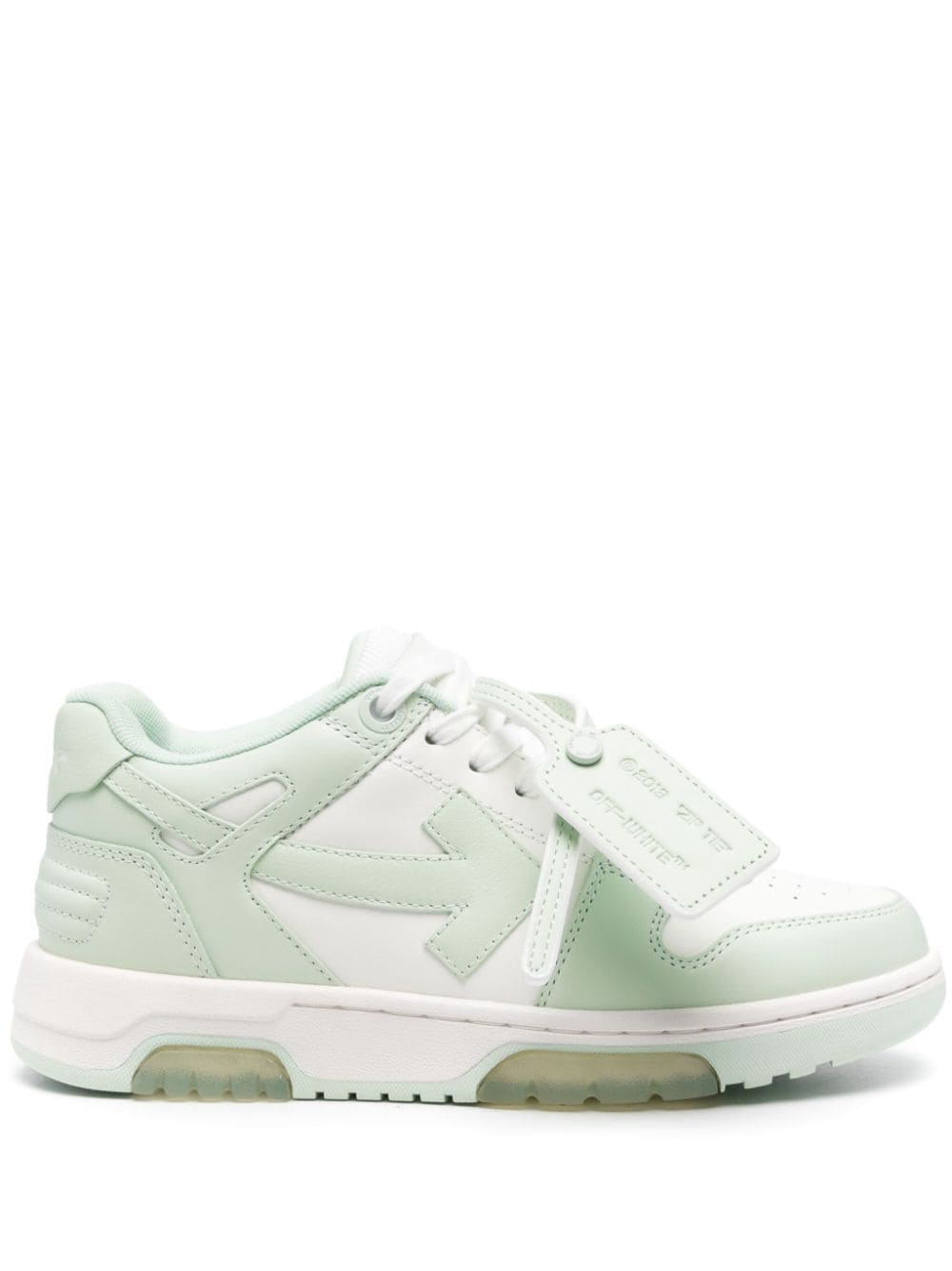 Off-White Green Low Top Sneakers image 0