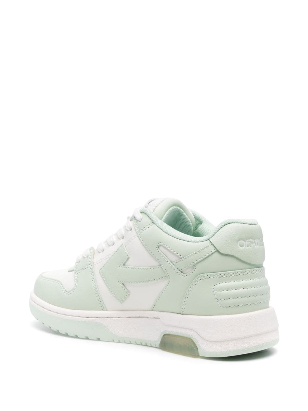 Off-White Green Low Top Sneakers image 2