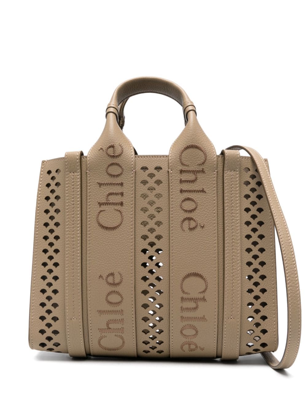 Chloé Leather Brown Tote Bag image 0