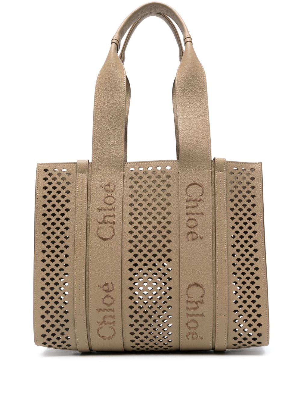 Chloé Leather Brown Tote Bag image 0