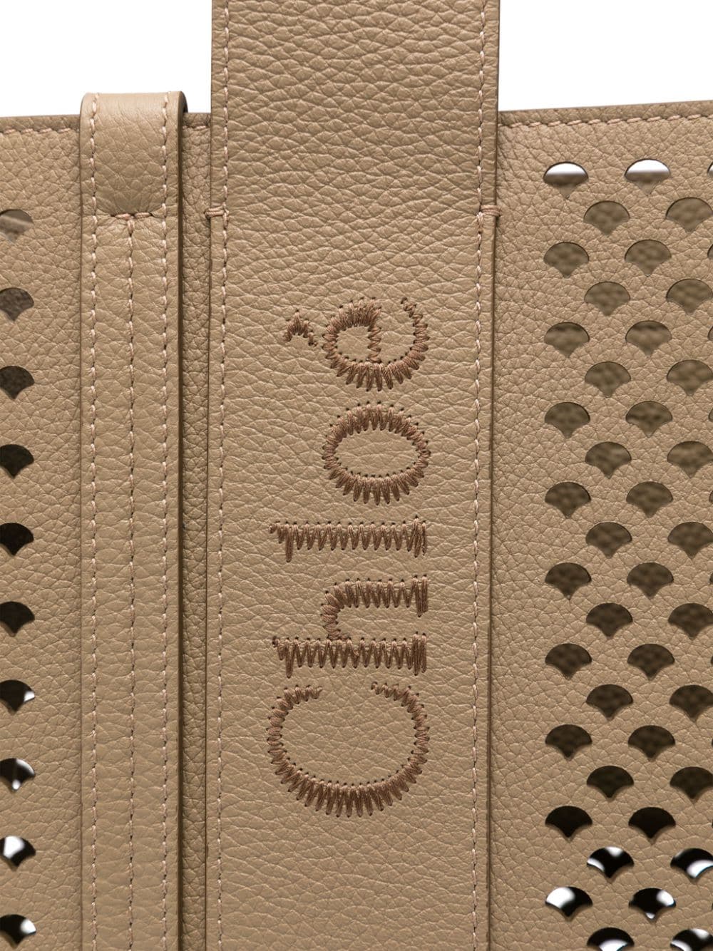 Chloé Leather Brown Tote Bag image 3