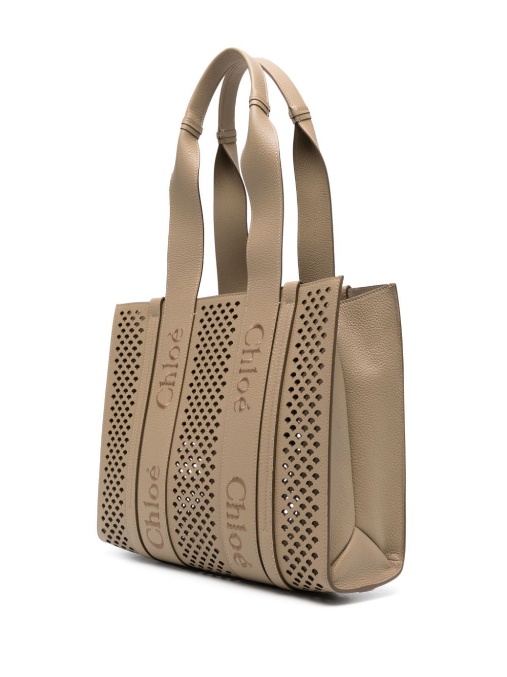 Chloé Leather Brown Tote Bag image 4