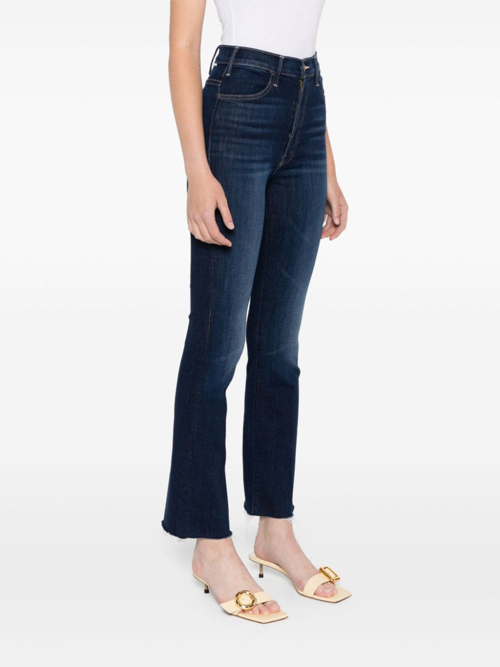 Women's Classic Straight Leg Blue Jeans image 3