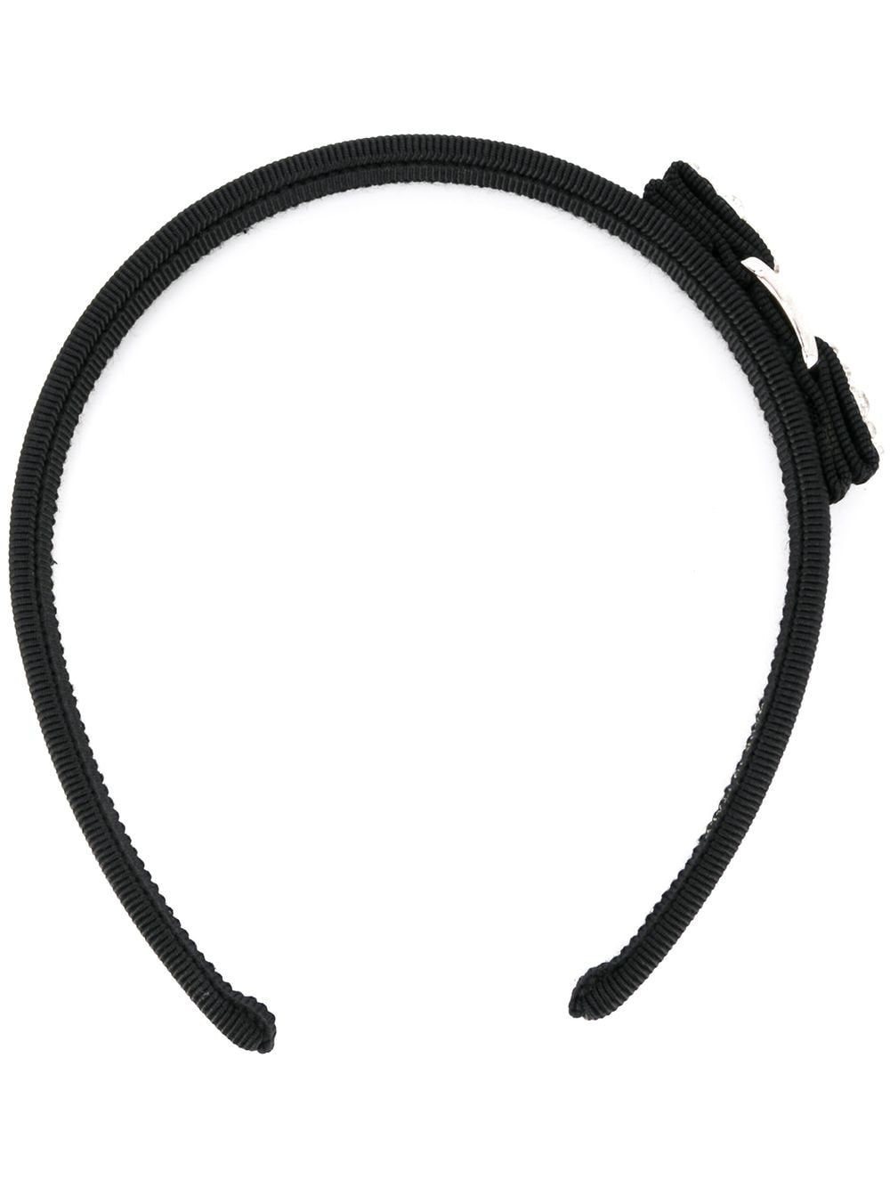 Ferragamo Vara Bow Headband in Black image 0