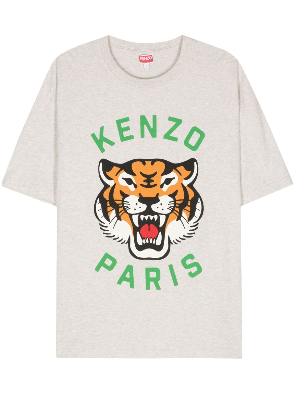 Kenzo Men's Grey Lucky Tiger T-Shirt image 0