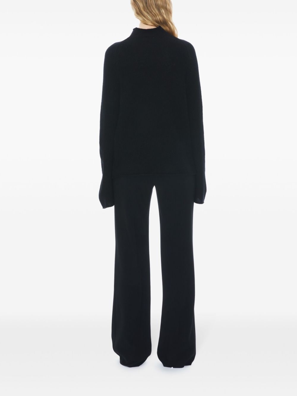 FILIPPA K Black Yak Knit Funnel Neck Sweater image 1