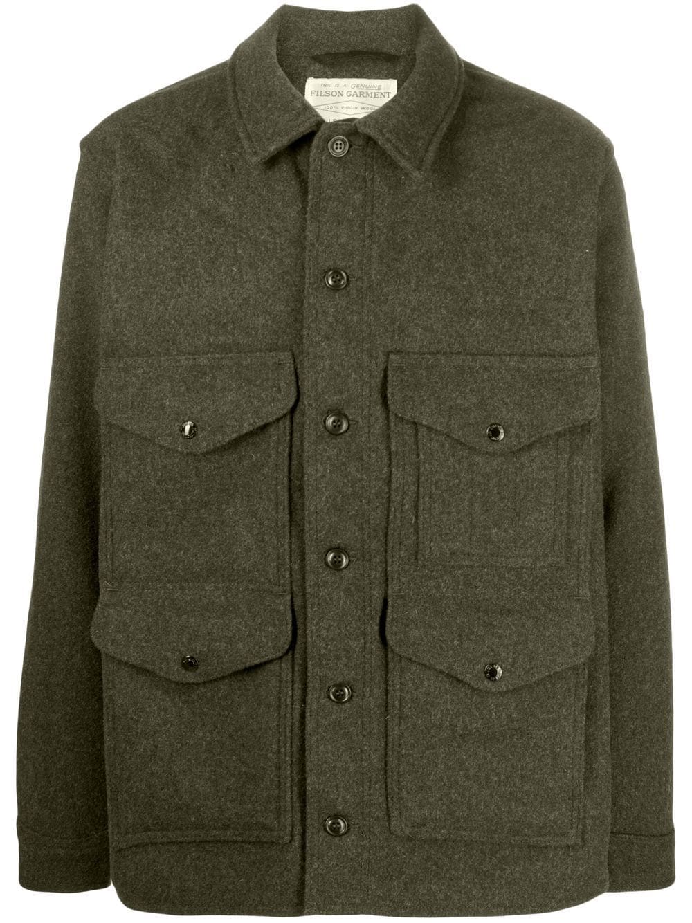 Filson Forest Green Wool Jacket image 0