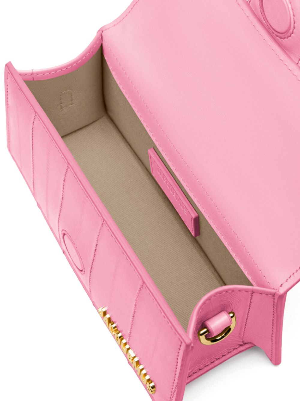 JACQUEMUS Le Chiquito Mini Calfskin Leather Bag - Pink image 2