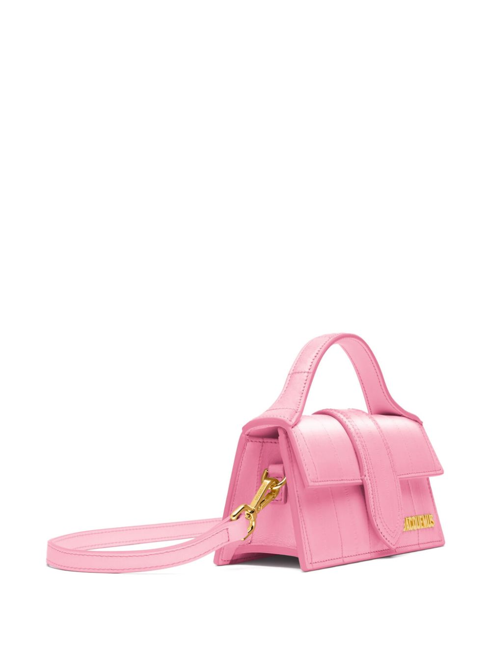 JACQUEMUS Le Chiquito Mini Calfskin Leather Bag - Pink image 3