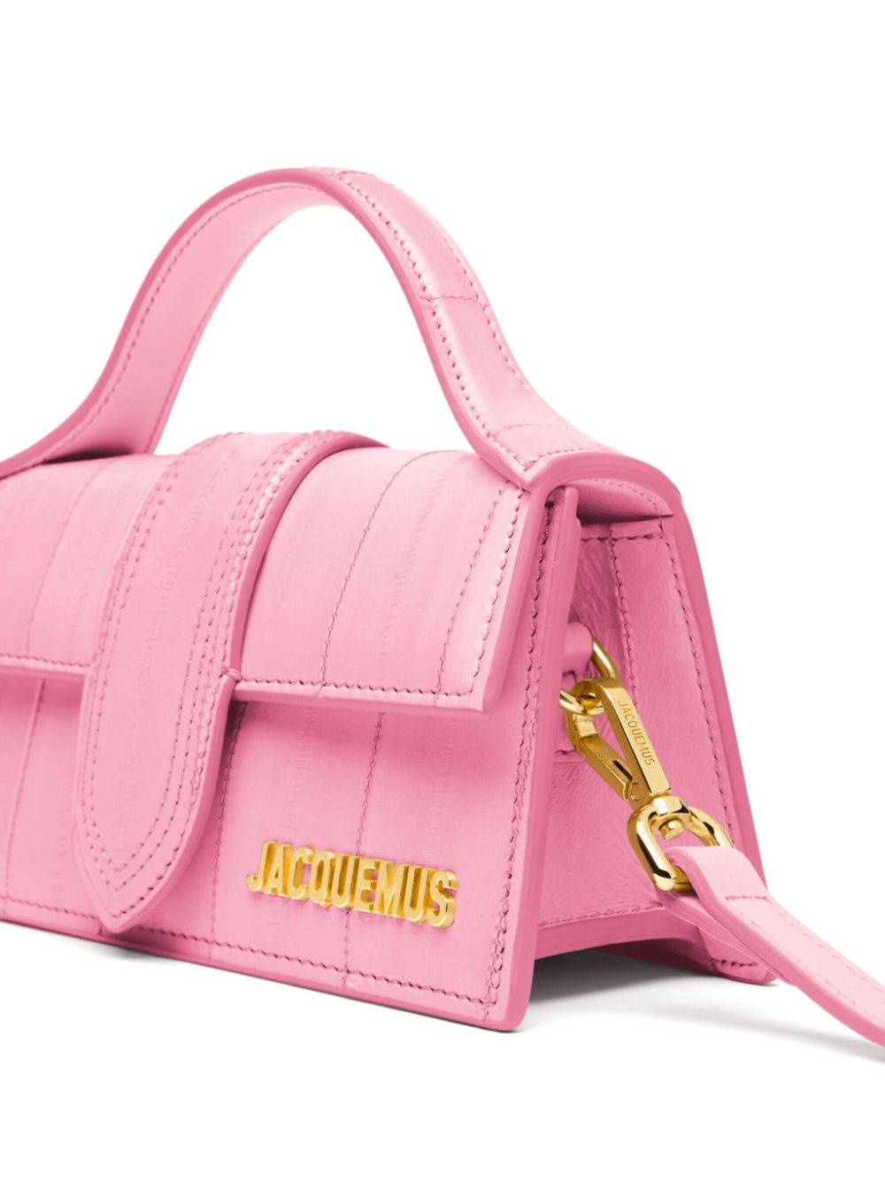 JACQUEMUS Le Chiquito Mini Calfskin Leather Bag - Pink image 4