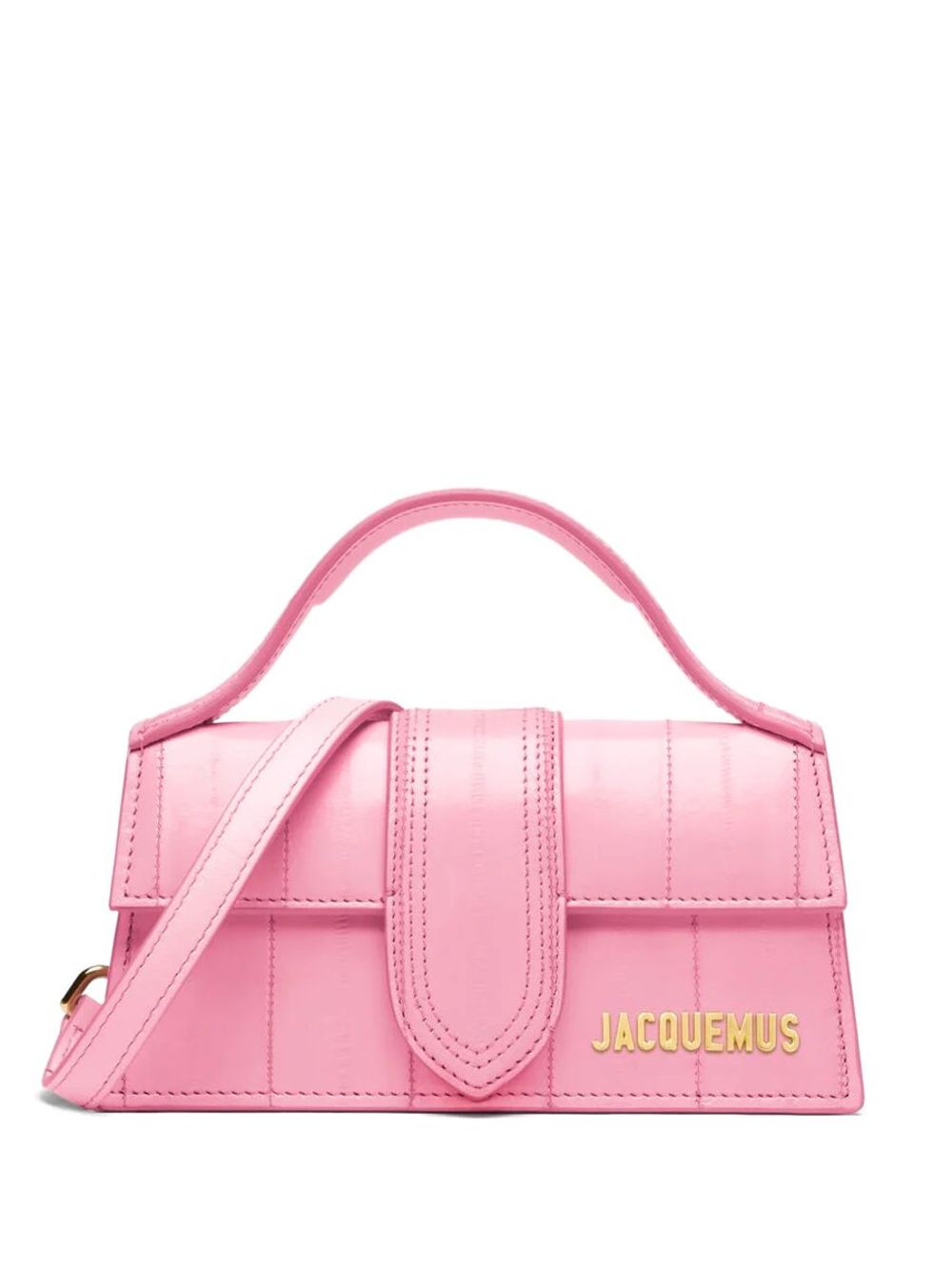 JACQUEMUS Le Chiquito Mini Calfskin Leather Bag - Pink image 0