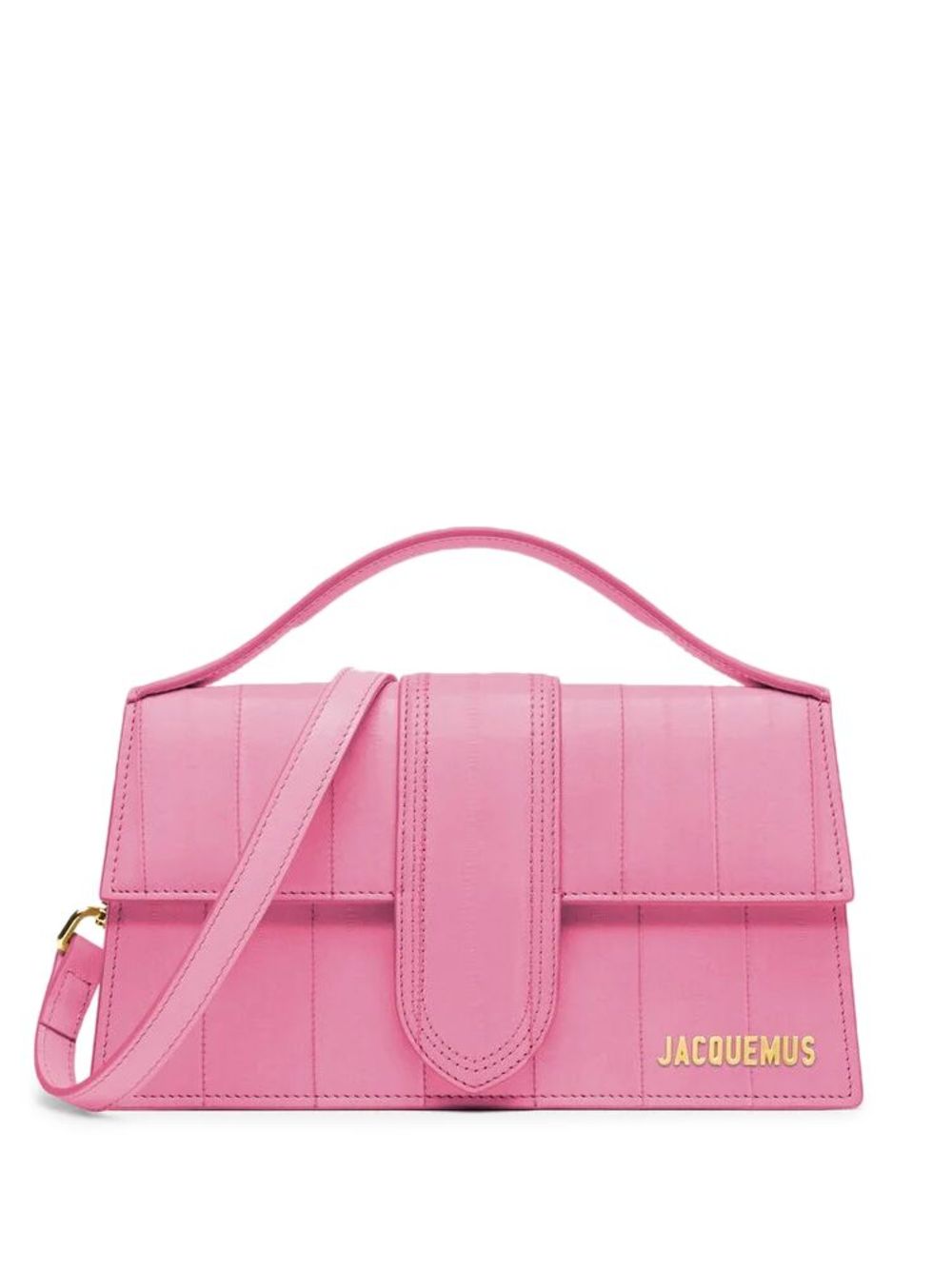 JACQUEMUS Le Chiquito  Small Pink Leather Shoulder Bag image 0