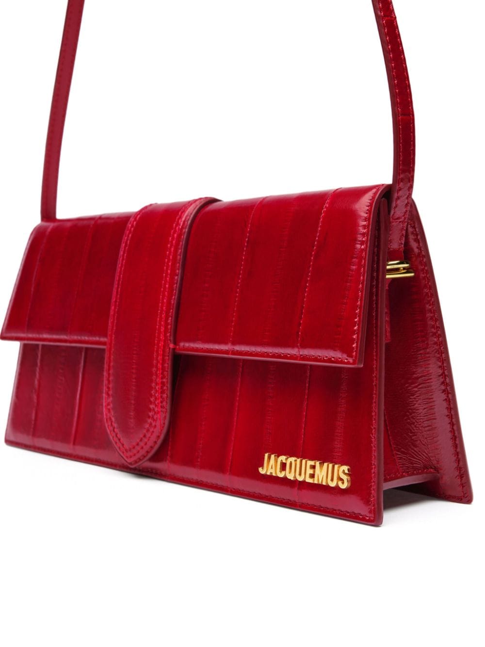 JACQUEMUS Bordeaux Leather Crossbody Bag image 2