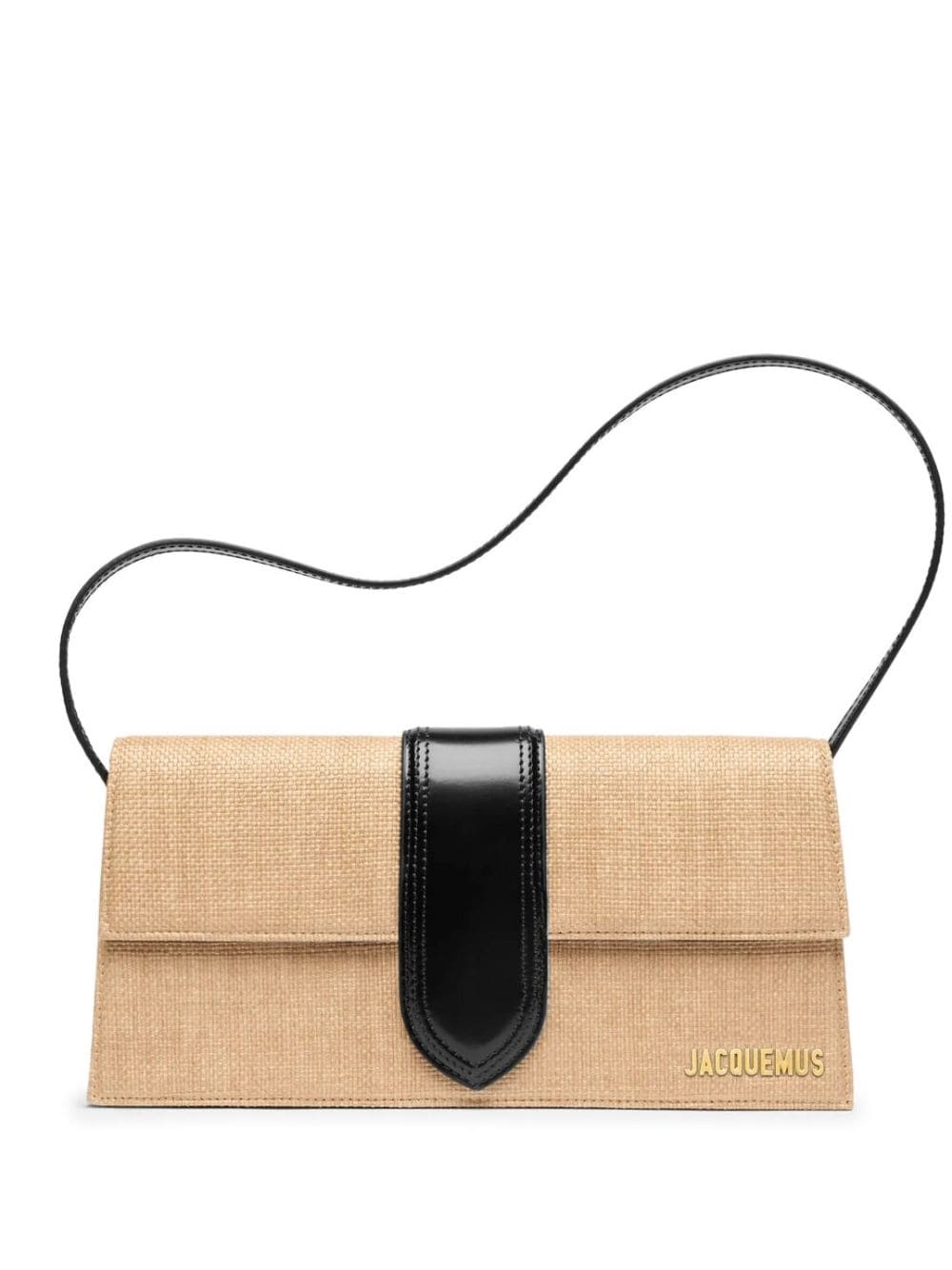 JACQUEMUS Beige Interwoven Cotton Shoulder Bag image 0