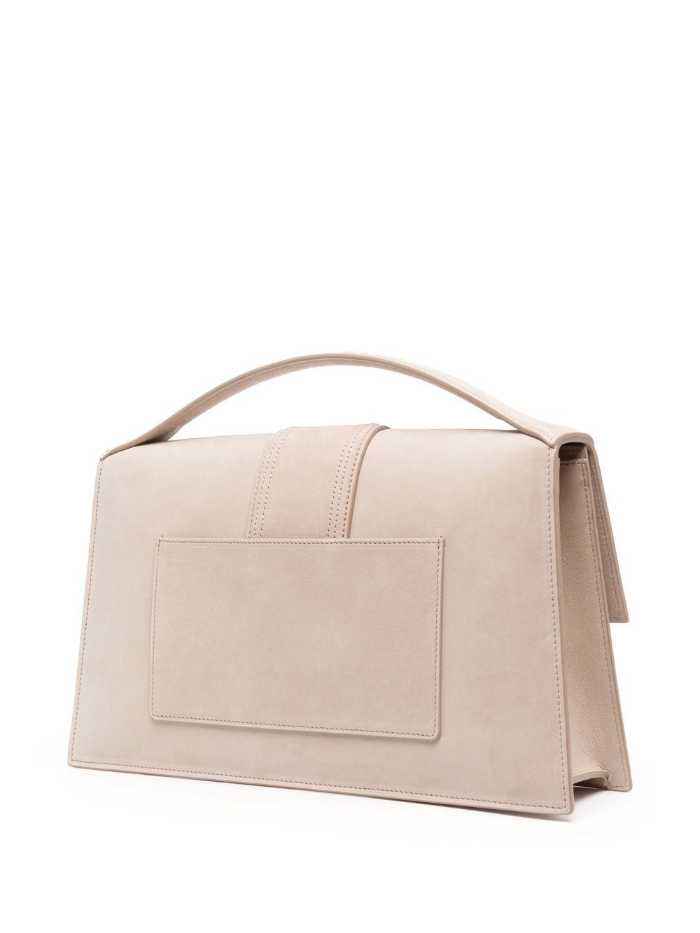 JACQUEMUS Le Chiquito Calfskin Leather Shoulder Bag - Beige image 3