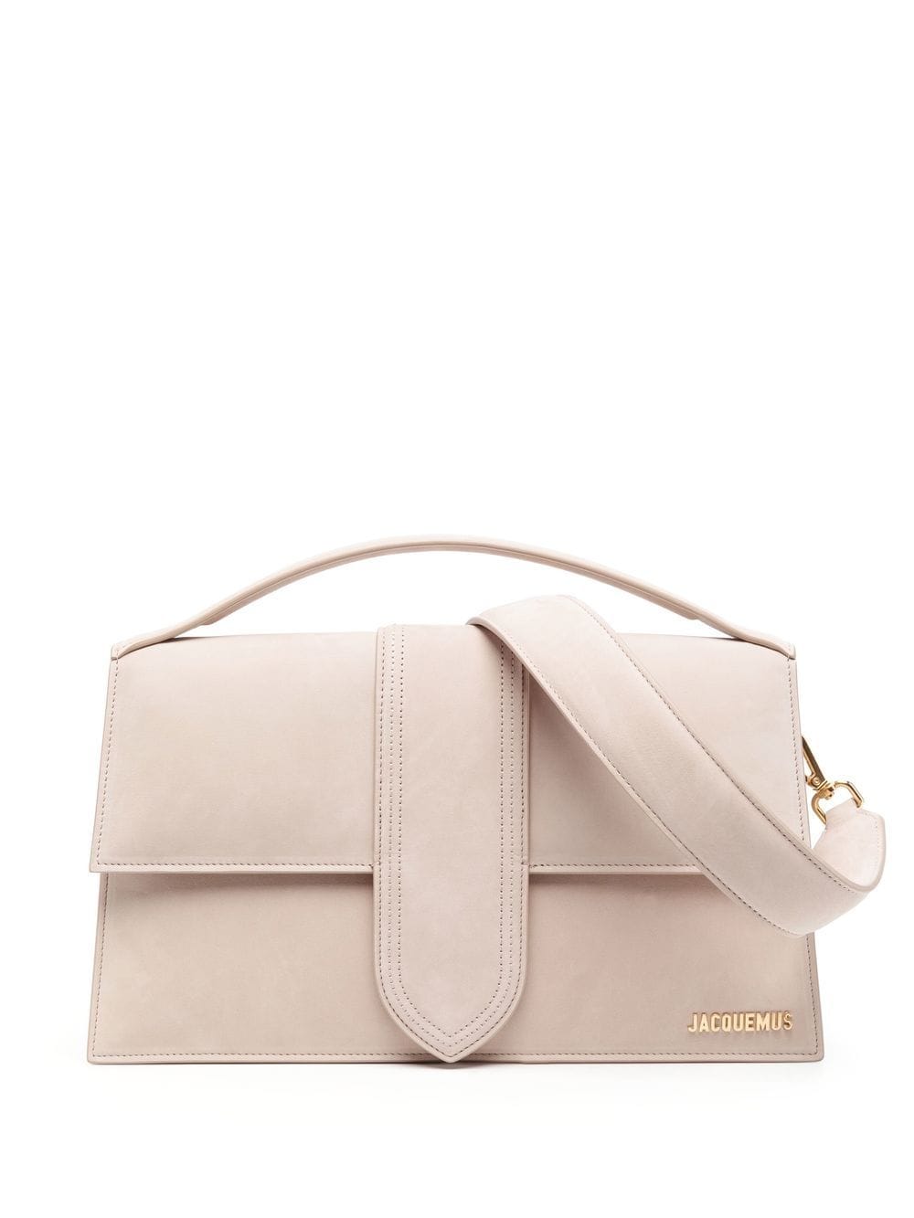 JACQUEMUS Le Chiquito Calfskin Leather Shoulder Bag - Beige image 0