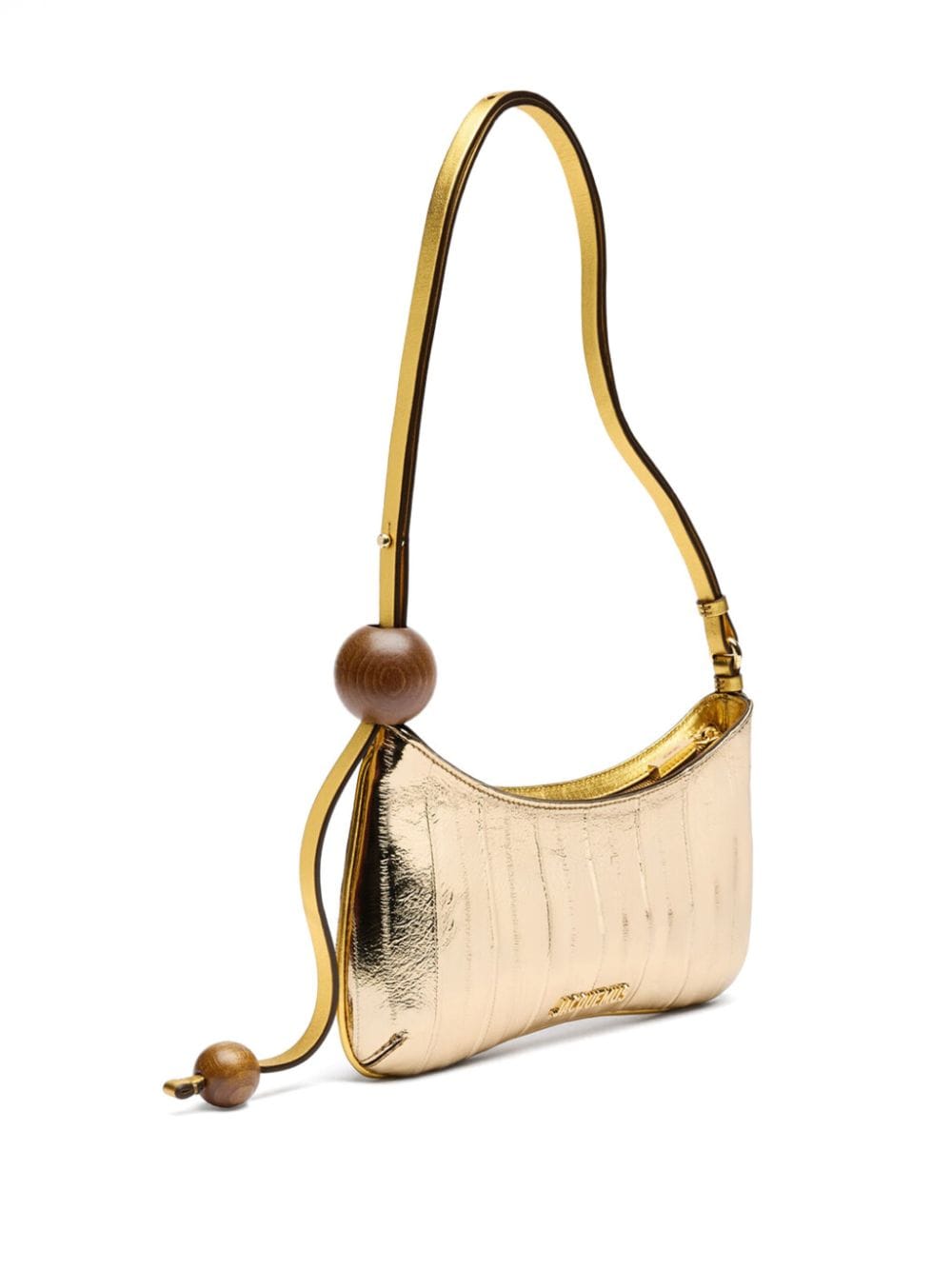 JACQUEMUS Le Chiquito Golden Mirror Leather Shoulder Bag image 4