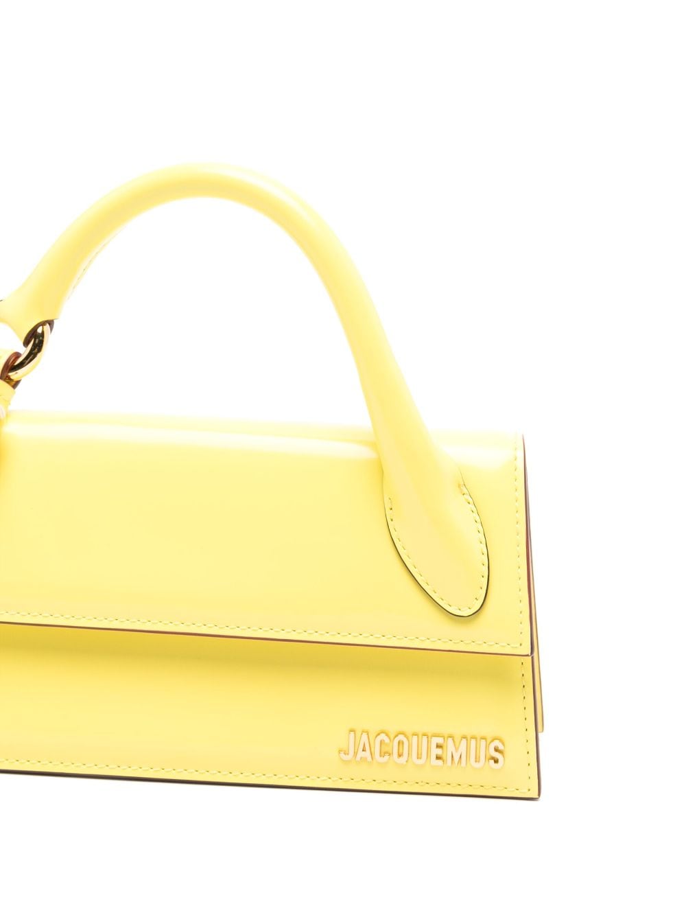 JACQUEMUS Le Chiquito Mini Bag in Fluorescent Yellow image 3