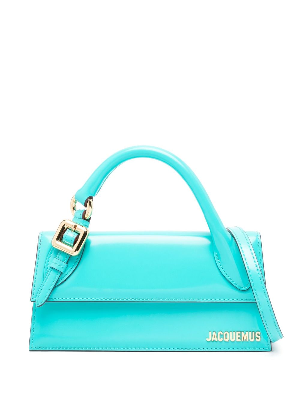 JACQUEMUS Le Chiquito Mini Bag in Clear Blue image 0