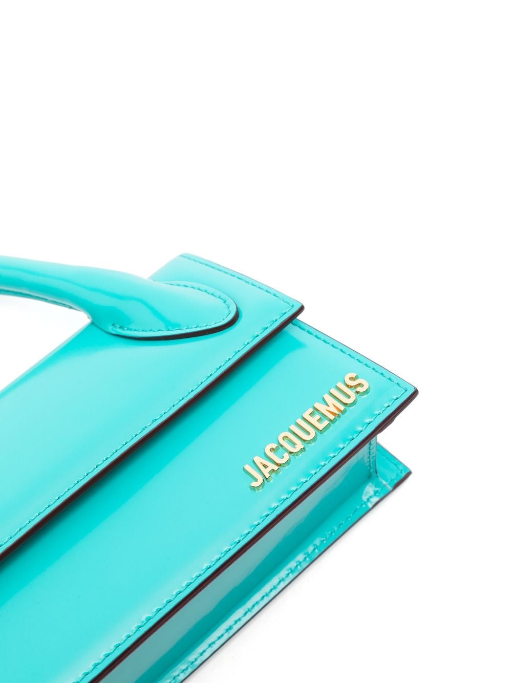 JACQUEMUS Le Chiquito Mini Bag in Clear Blue image 4