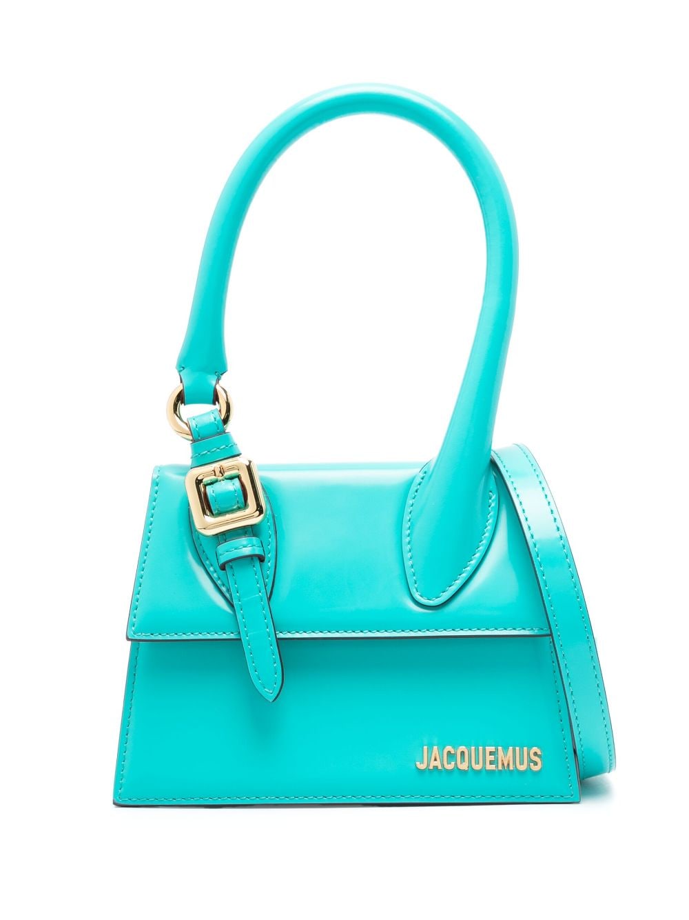 JACQUEMUS Le Chiquito Mini Bag in Clear Blue image 0