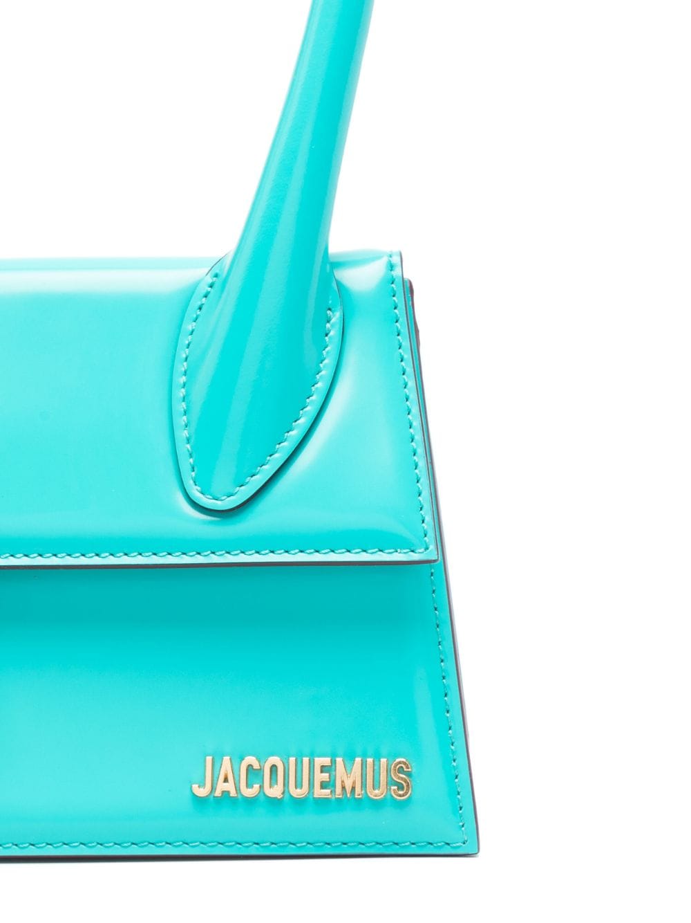 JACQUEMUS Le Chiquito Mini Bag in Clear Blue image 2