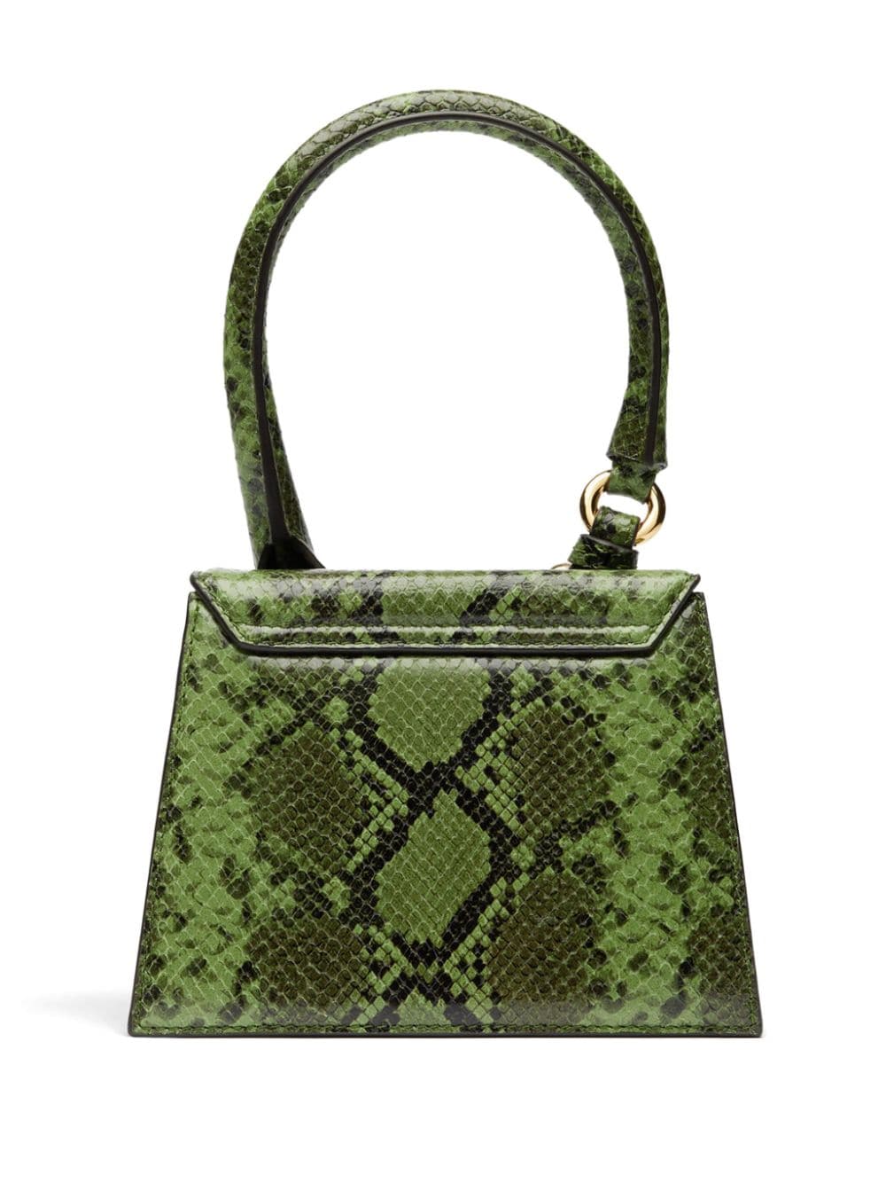 JACQUEMUS Le Chiquito Calfskin Shoulder Bag - Forest Green image 2