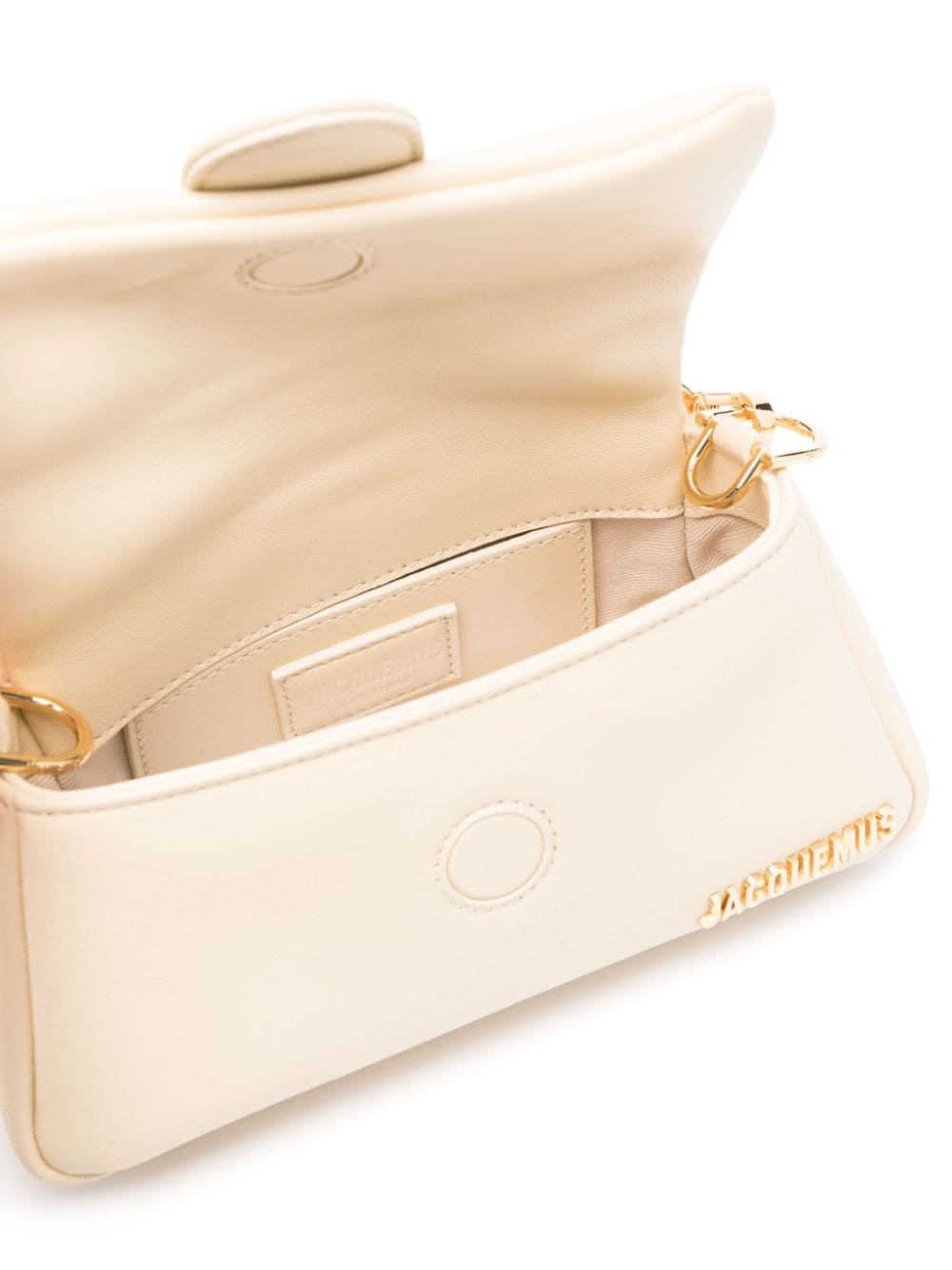 JACQUEMUS Le Chiquito Padded Lambskin Bag - Ivory image 3