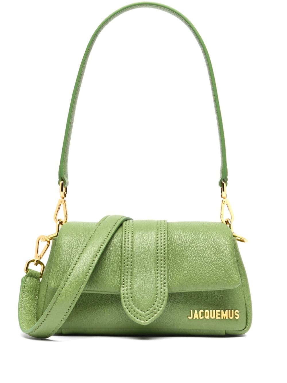 JACQUEMUS Le Chiquito Padded Calfskin Shoulder Bag - Green image 0