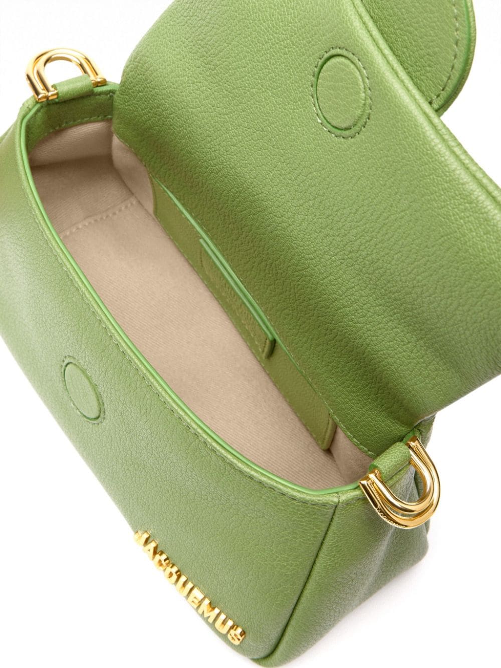 JACQUEMUS Le Chiquito Padded Calfskin Shoulder Bag - Green image 2