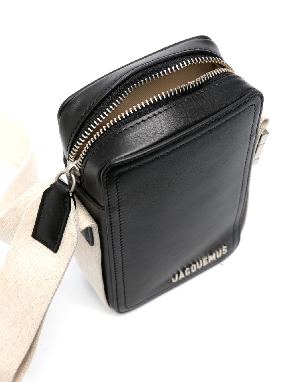 JACQUEMUS Le Chiquito Calfskin Leather Shoulder Bag - Black image 1