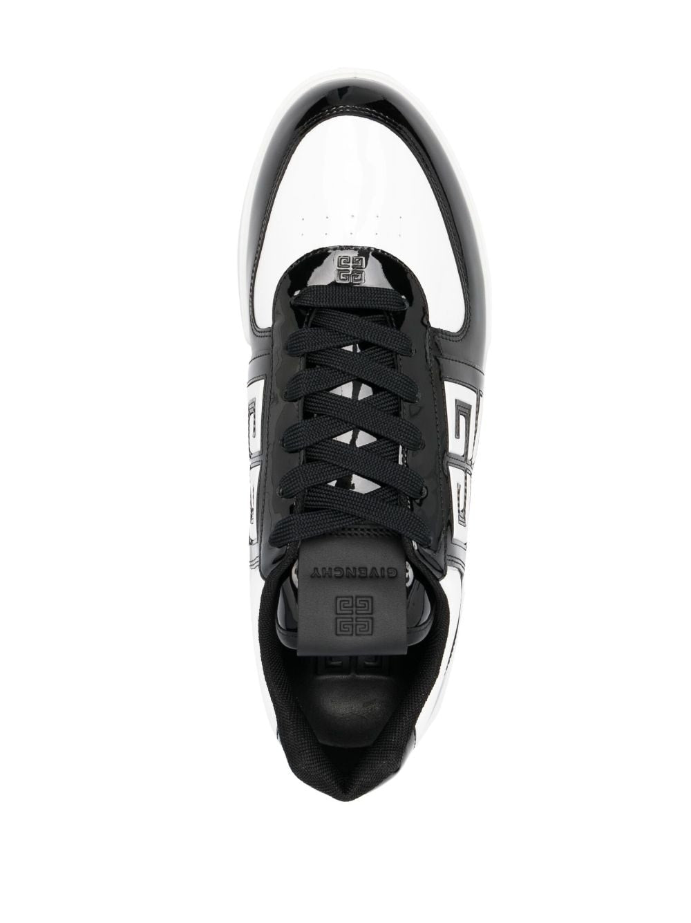 Givenchy 4G Panelled Leather Sneakers - Black image 1