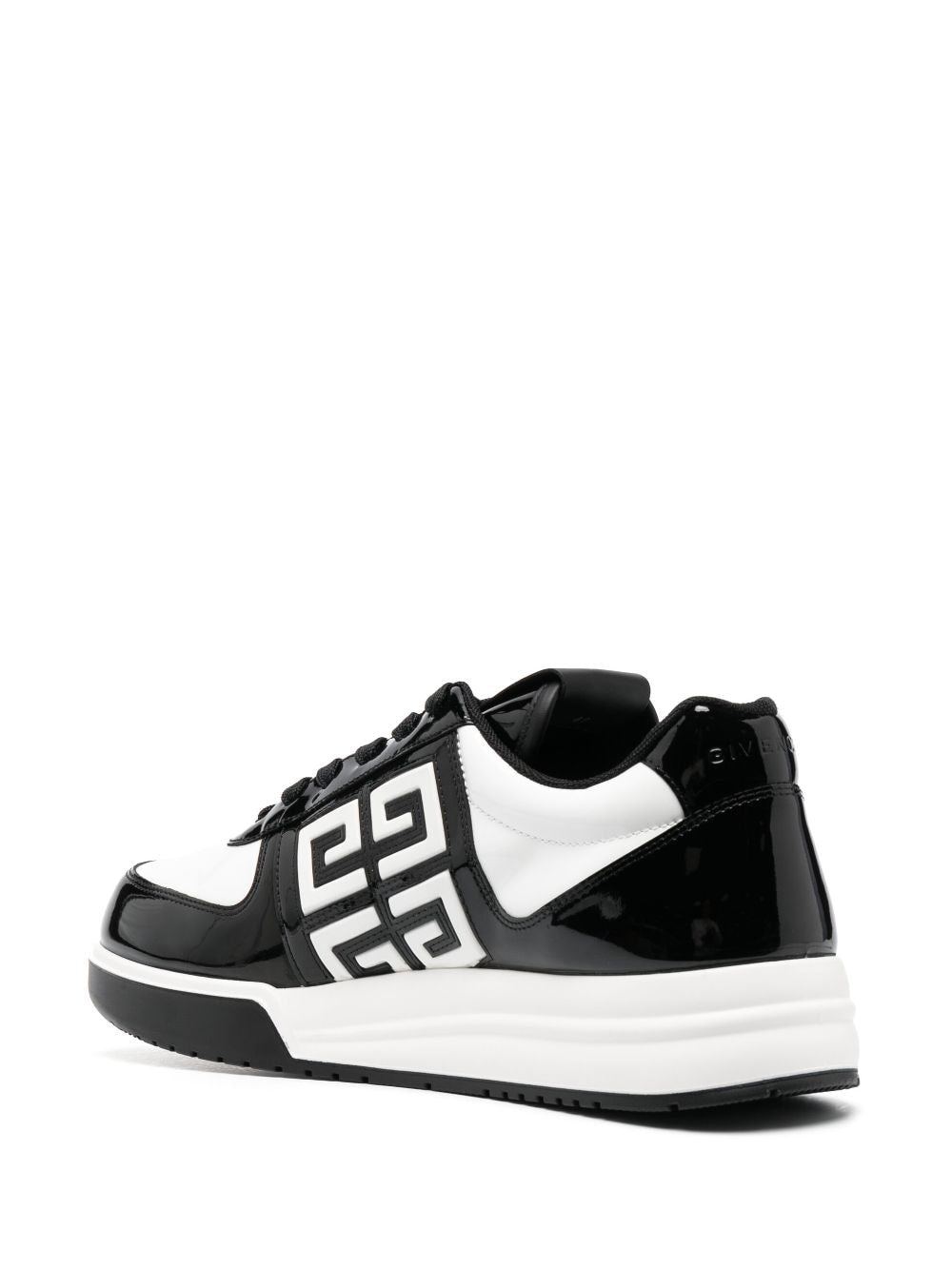 Givenchy 4G Panelled Leather Sneakers - Black image 2