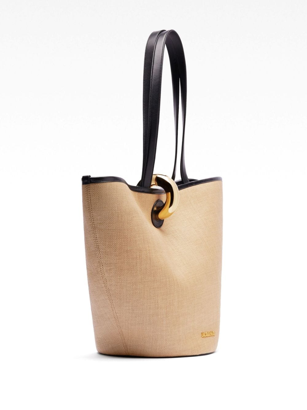 JACQUEMUS Le Chiquito  Beige Cotton Canvas Shoulder Bag image 2