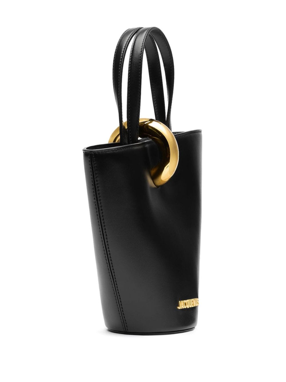 JACQUEMUS Le Chiquito Black Calfskin Leather Bag image 1