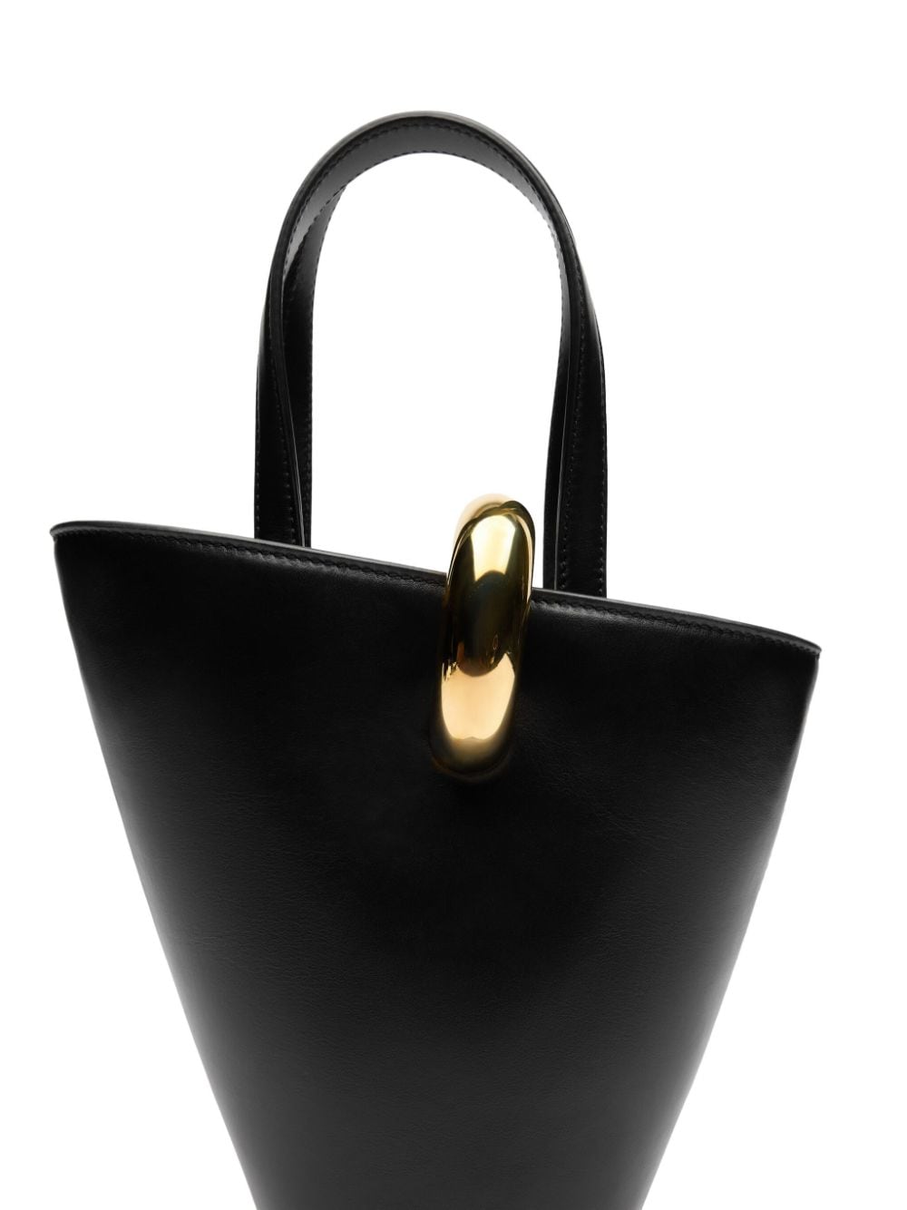 JACQUEMUS Le Chiquito Black Calfskin Leather Bag image 2